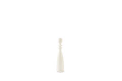 Candle stick Ø5,5x26 cm MELVE shiny cream