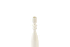 Candle stick Ø5,5x26 cm MELVE shiny cream