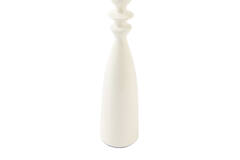 Candle stick Ø5,5x26 cm MELVE shiny cream