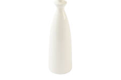 Candle stick Ø7,5x32 cm MELVE shiny cream
