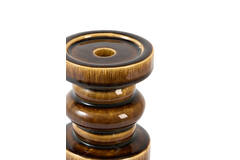 Candle stick Ø10,5x25 cm CEROU ceramics dark brown