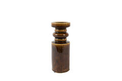 Candle stick Ø11,5x29,5 cm CEROU ceramics dark brown