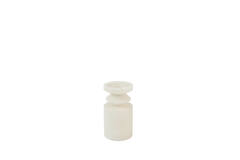 Candle stick Ø9,5x17 cm SALITO beige