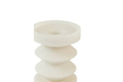 Candle stick Ø9,5x25 cm SALITO beige