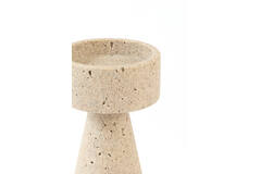 Candle stick Ø9,5x20 cm MALOPI sand