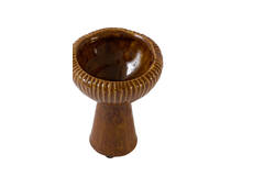 Candle stick Ø9,5x12 cm GYLANO ceramics orange-amber