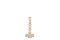 Candle stick 10x10x27 cm OMINO sand