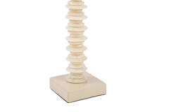 Candle stick 10x10x27 cm OMINO sand