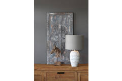 Ornament 25x14x48 cm HORSE hout weather barn