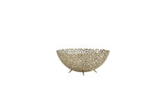 Schaal Ø35,5x14 cm GALAXA antiek goud