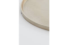 Dish Ø30x1,5 cm MAES light gold