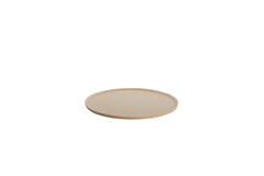 Schaal Ø40x1,5 cm MAES zand+licht bruin gespikkeld