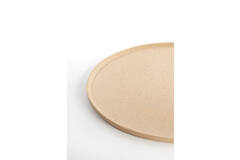 Schaal Ø40x1,5 cm MAES zand+licht bruin gespikkeld