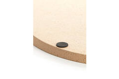 Schaal Ø40x1,5 cm MAES zand+licht bruin gespikkeld