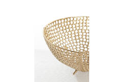 Dish Ø30x13 cm MURCIA antique gold