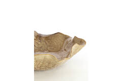 Schaal 34x31x11 cm BANDA keramiek bruin