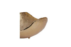 Schaal 28x28x11,5 cm HAZAL licht goud