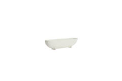 Dish on base 38x15x9 cm ROSANA cream