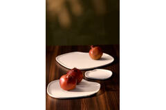 Dish 24x24x1,5 cm TOJERA cream