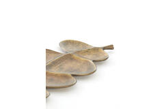 Schaal 52x52x2 cm AKAKI antiek brons