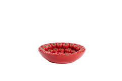 Dish Ø43x12 cm TAMINA ceramics red