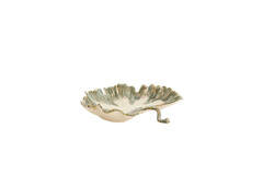 Dish 37x35x6,5 cm REDIU ceramics cream+olive green