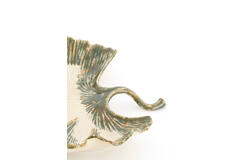Dish 37x35x6,5 cm REDIU ceramics cream+olive green