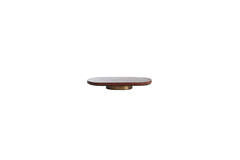 Schaal op voet 36x17x4,5 cm BELO rood agaat+antiek brons