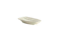 Schaal 45,5x25x7,5 cm BENFICO mat crème-zand