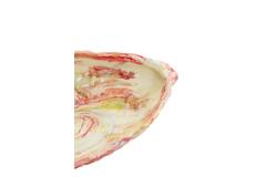 Dish 14,5x9x4 cm KALAKO ceramics cream+red+yellow