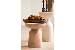 Schaal 34,5x14x4 cm BUGABA hout antiek bruin
