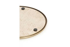Dish Ø22x1 cm MANAROLA brown bronze