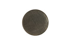Schaal Ø38x1 cm MANAROLA donker bruin-brons