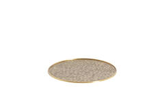Dish Ø51x1 cm MANAROLA antique bronze