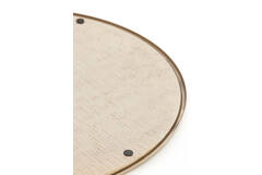 Dish Ø51x1 cm MANAROLA brown bronze