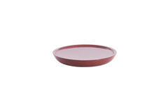 Dish Ø42x5 cm ADA shiny burgundy