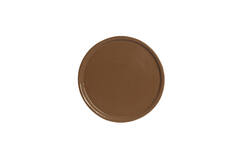 Dish Ø42x5 cm ADA shiny brown