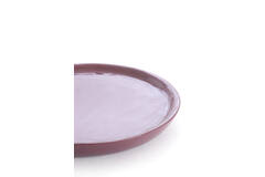 Dish Ø42x5 cm ADA shiny eggplant