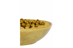 Dish Ø43x12 cm ANABELA ceramics olive green-brown