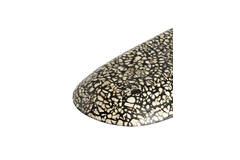 Dish 46x15x4 cm CARMONA bamboo natural+black-cream