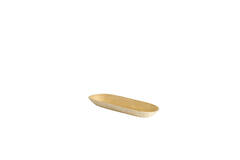 Dish 46x15x4 cm CARMONA bamboo natural+cream