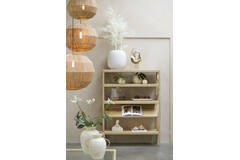 Dish 46x15x4 cm CARMONA bamboo natural+cream