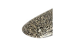 Dish 52x18x4 cm CARMONA bamboo natural+black-cream