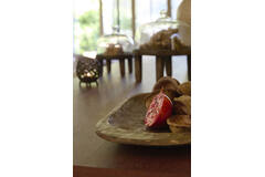 Dish 38x22x3,5 cm RAPLA mango wood antique brown
