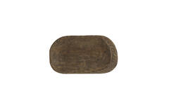 Dish 48x27x4 cm RAPLA mango wood antique brown