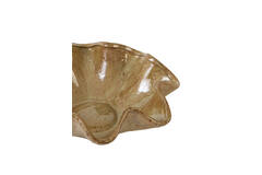 Dish Ø35x10 cm GODENI ceramics brown-olive green