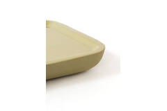 Dish 30x30x5 cm VITCH shiny olive green+matt olive green