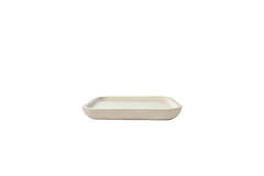 Dish 38x38x5 cm VITCH shiny cream+matt cream