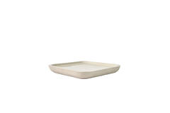 Dish 38x38x5 cm VITCH shiny cream+matt cream
