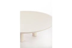 Plateau op voet Ø40x11 cm TABUA crème